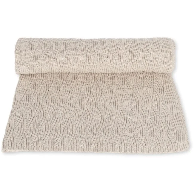 Konges Slojd - Couverture de Tricot Pointelle - Off-White||Konges Slojd - Blanket Pointelle - Off-White - Boutique Bébé en Ligne : Soins, Jouets et Articles Maison Jouets d'éveil bébé kit montessori ✔️ Petite Amélie