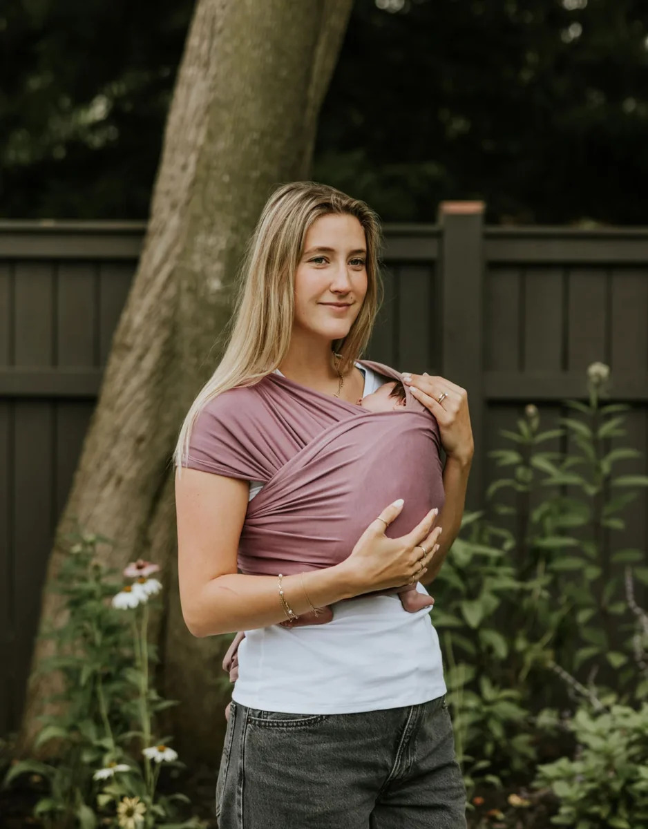 Écharpe portage bambou Mauve Zak amp Boutique Maman Bébé Produits Essentiels Quotidien