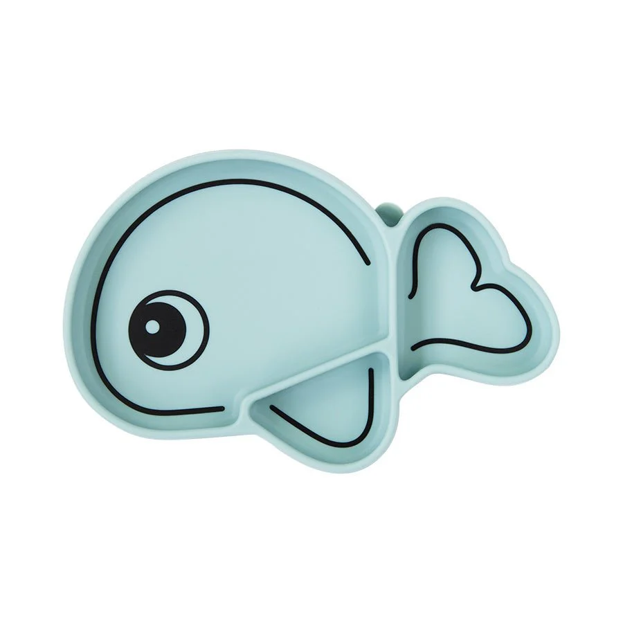 Done Deer Assiette bébé Silicone Stick&Stay Wally Bleu E-shop mondial Produits durables modernes accessibles