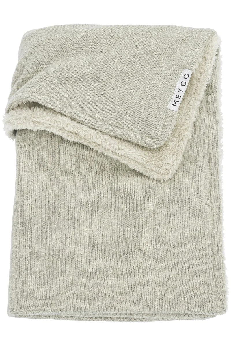 Meyco Couverture de berceau Teddy Knit Basic Sand Melange - E-shop mondial – Produits durables, modernes et accessibles partout - {'count': 1, 'name': 'Vert'}