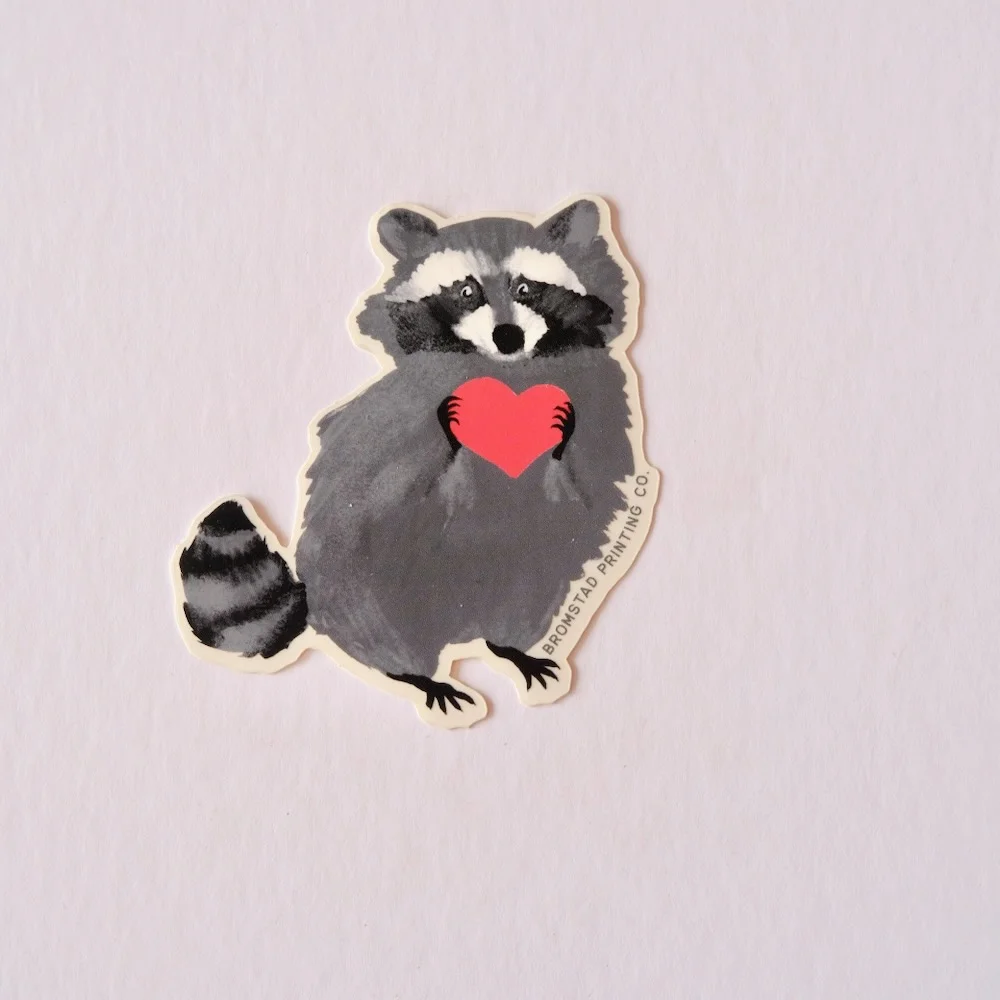 Sticker Marie Racoon Love - Organisation de la maison avec des solutions de rangement