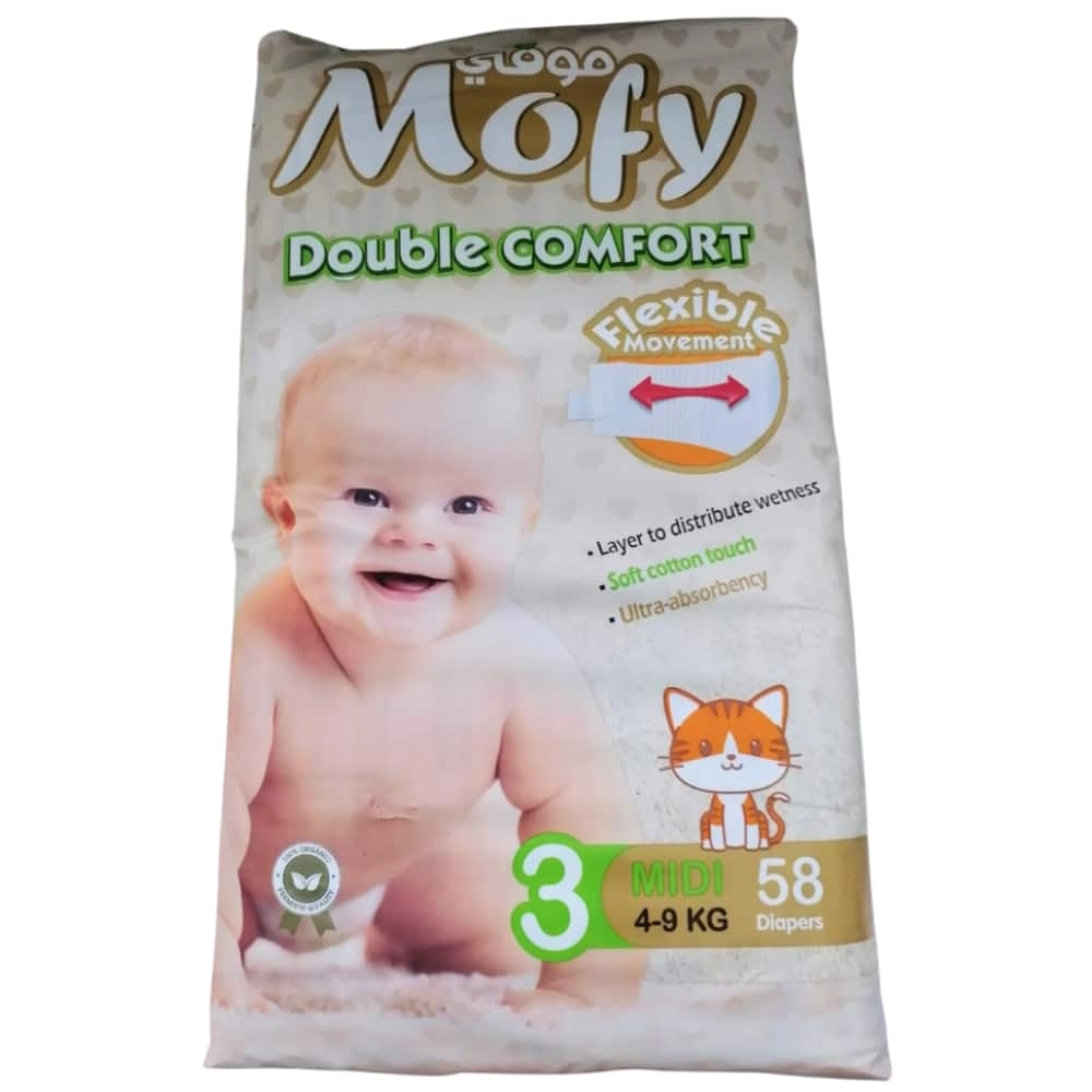 MOFY – Double Comfort Couches Bébés N3 Midi 4-9kg Living – 58u - Saldi Straordinari – Offerte Speciali Disponibili Adesso