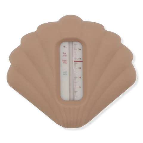 Konges Slojd - Thermomètre de Bain en Coquillage THERMOBABY - Blush||Konges Slojd - Clam Bath Thermometer - Blush - Boutique Bébé en Ligne : Soins, Jouets et Articles Maison