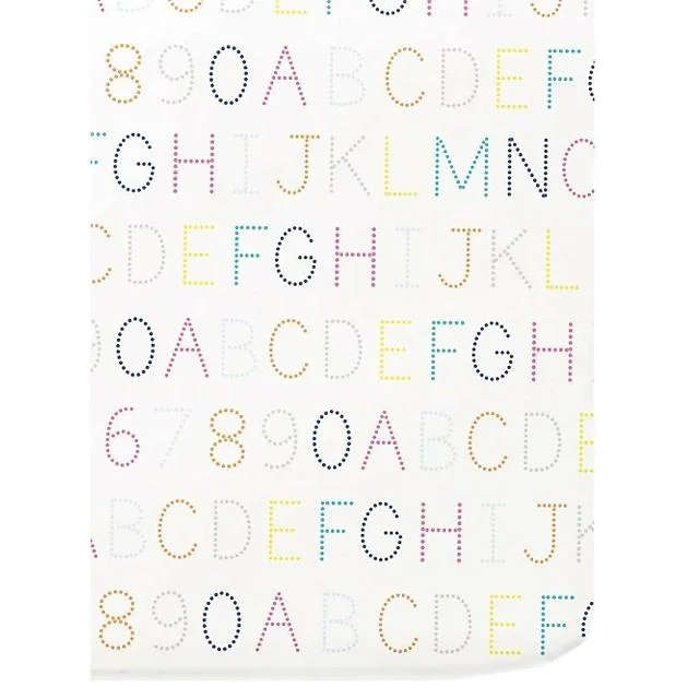 Pehr - Drap Contour - Lit de Bébé - Alphabet||Pehr - Crib Sheet - Alphabet - Boutique Bébé en Ligne : Soins, Jouets et Articles Maison - Lit enfant