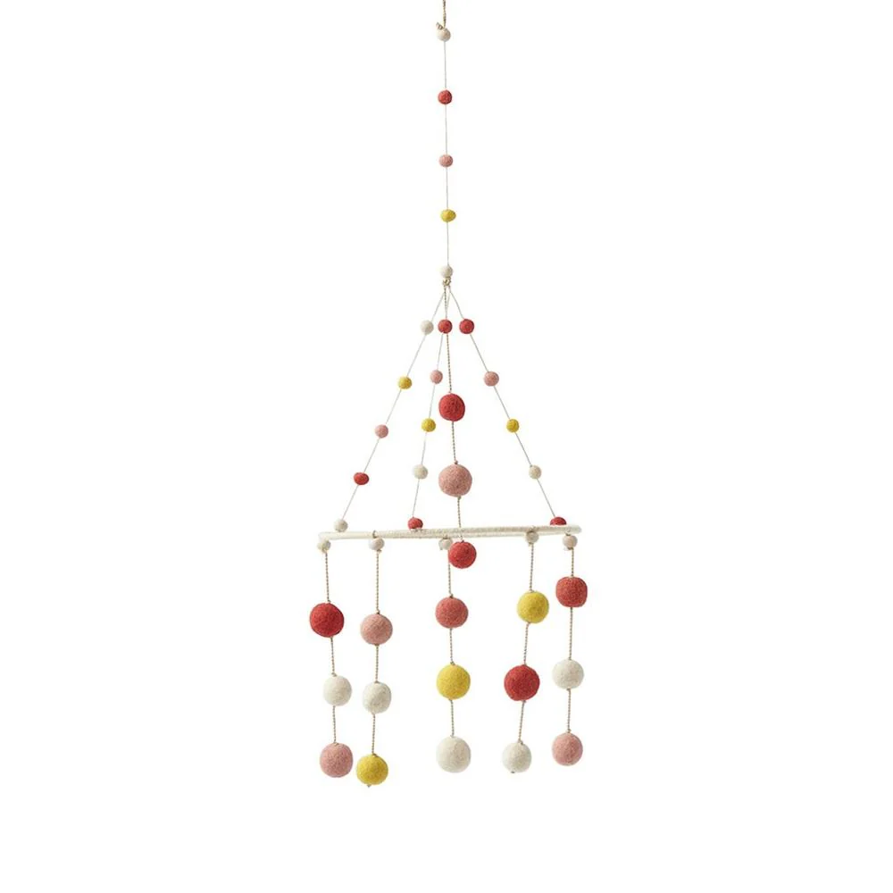 Pehr - Mobile - Dream a Little Dream - Pink||Pehr - Mobile - Dream a Little Dream - Pink - Boutique Bébé en Ligne : Soins, Jouets et Articles Maison Mobile musical en bois avec jouets en coton - petit soleil jaune - Sauthon