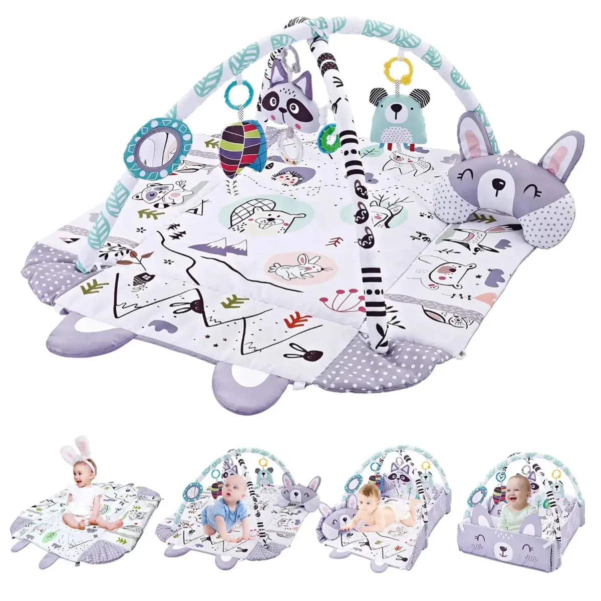 Tapis d'éveil - Tapis de jeu bébé | Évolution 4en1 - Boutique Bébé en Ligne : Soins, Jouets et Articles Maison - {'count': 1, 'name': 'âge'}