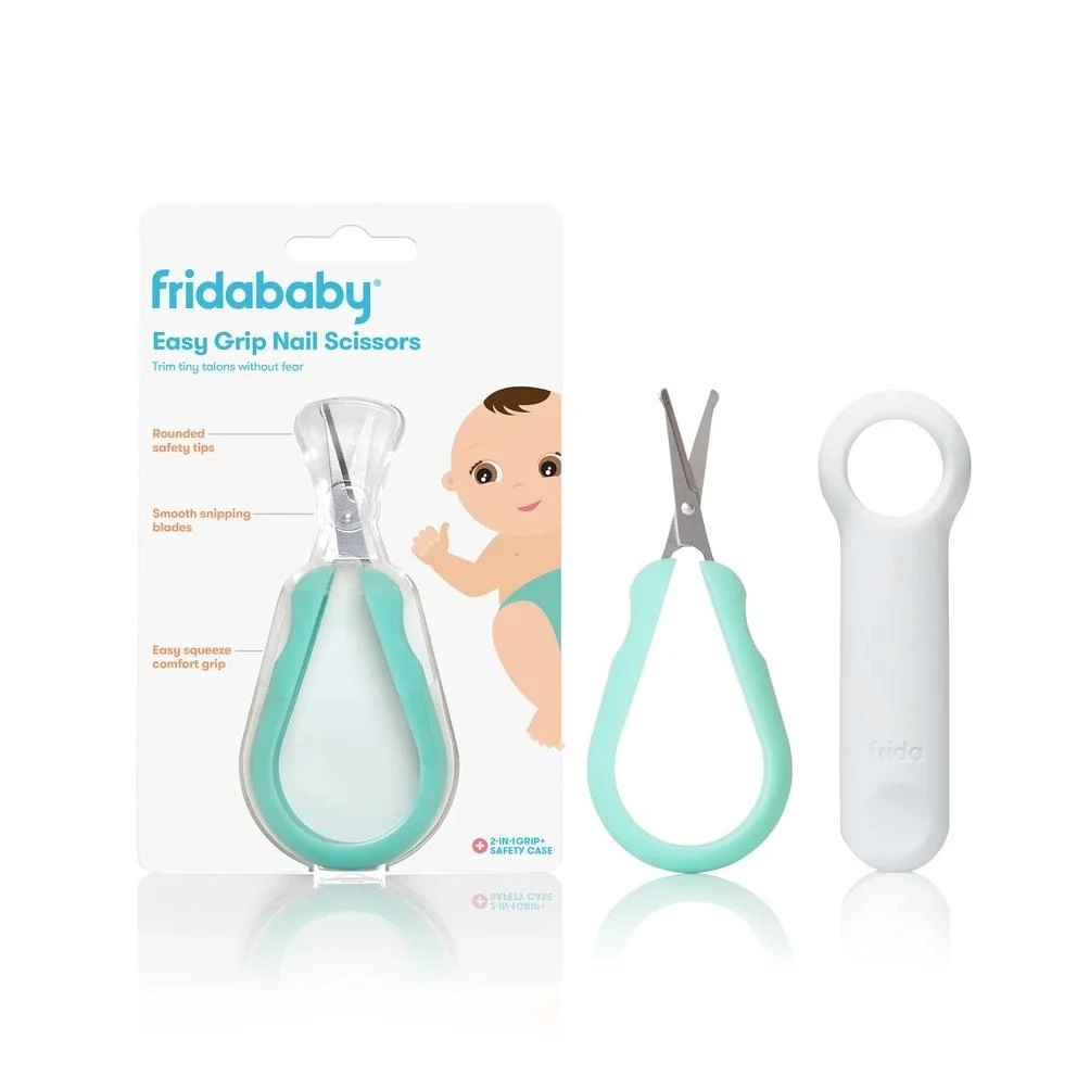 Fridababy - Ciseaux à Ongles à Prise Facile||Fridababy - Easy Grip Nail Scissors - Boutique Bébé en Switzerland Ligne : Soins, Jouets et Articles Maison