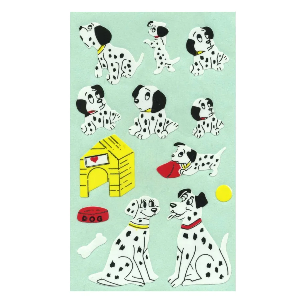 Stickers Vintage Dalmatiens Organisation maison solutions rangement