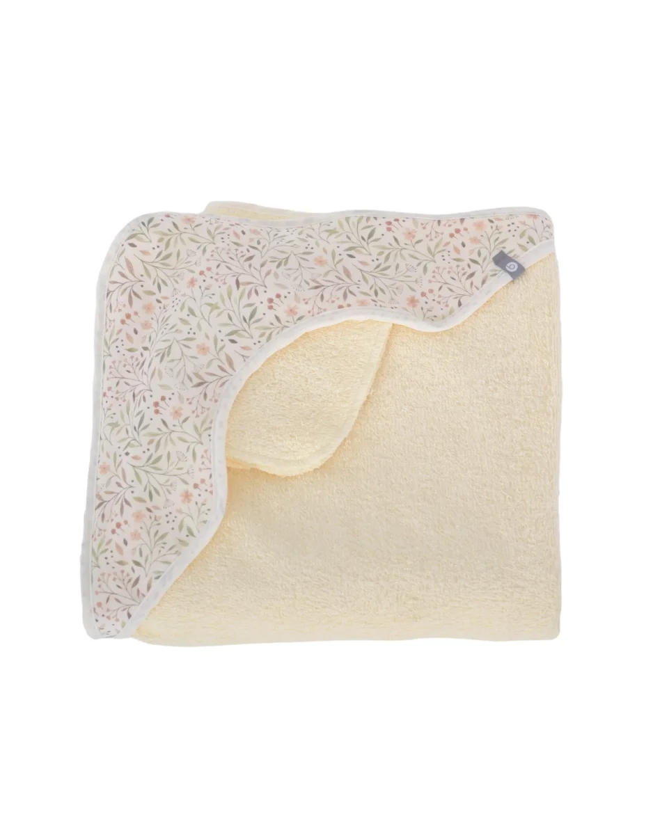 Sortie de bain pour bébé - Feuillages doux - Bambino par Baluchon - Boutique Maman & Bébé – Produits Essentiels au Quotidien Sortie de Bain Bebe 0-2 Ans 80 x 80 cm - AQSACOKIYA - Cape de Bain avec  Capuche Coton Naturel - Rose - Cdiscount Puériculture & Eveil bébé