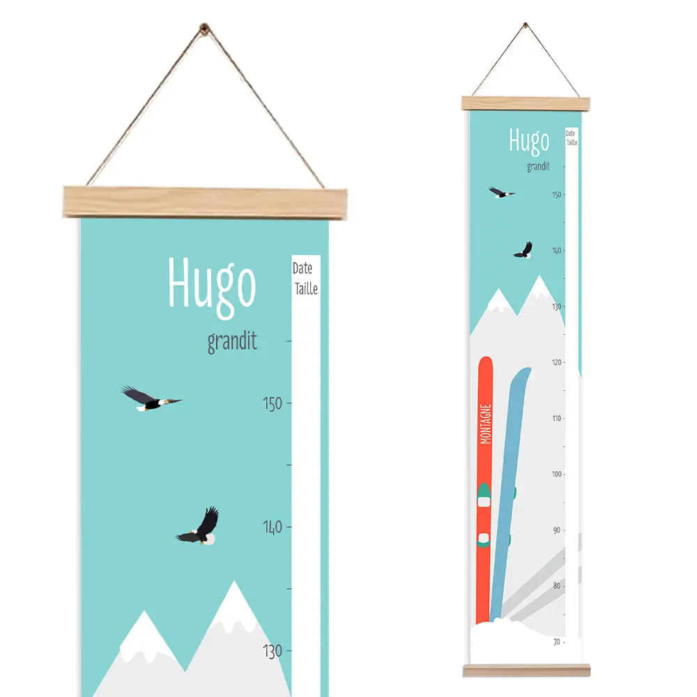 Toise enfant personnalisée ski en haute montagne - Boutique Bébé en Ligne : Soins, Jouets et Articles Maison - {'count': 1, 'name': 'Optimal'}
