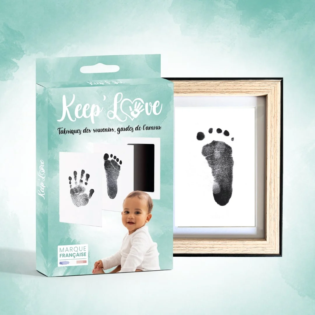 Coffret "WOOD CHIC" – Cadre Empreinte Bébé - Boutique Bébé en Ligne : Soins, Jouets et Articles Maison Cadre 2 empreintes Rainbow Terracotta Petit Artichaut : Aubert