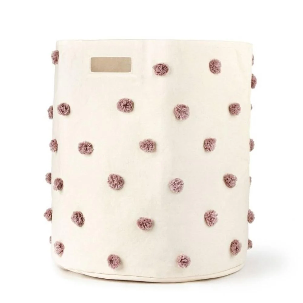 Pehr Panier Pompons Mauve Hamper||Pehr Pom Pom Basket Mauve Hamper Boutique Bébé Ligne Soins Jouets Articles Maison
