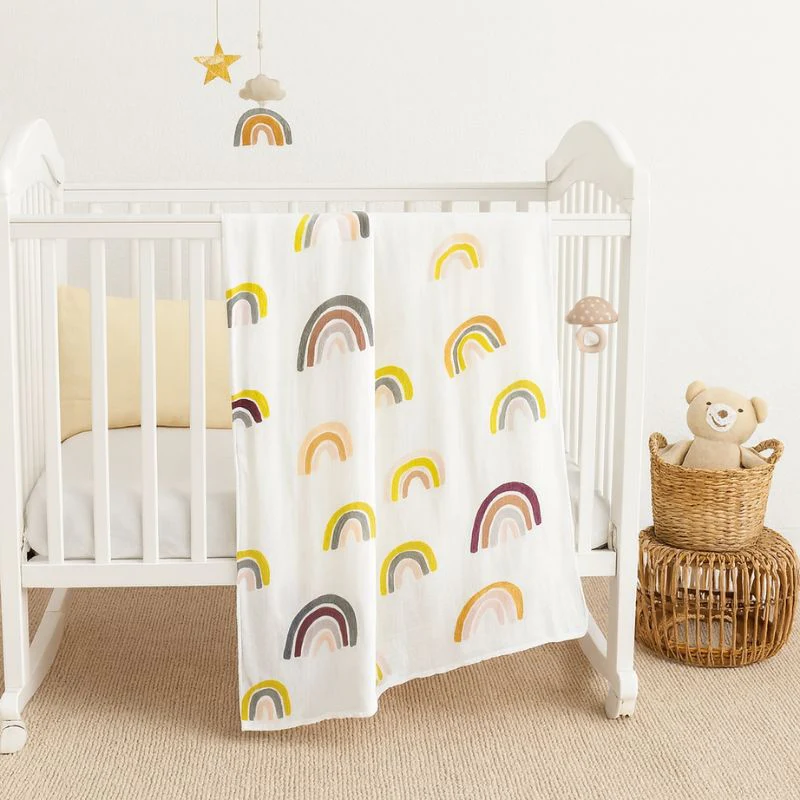 Couverture Emmaillotage - Arc en ciel - Boutique Maman & Bébé – Produits Essentiels au Quotidien - {'count': 1, 'name': 'CLÉMENT'}