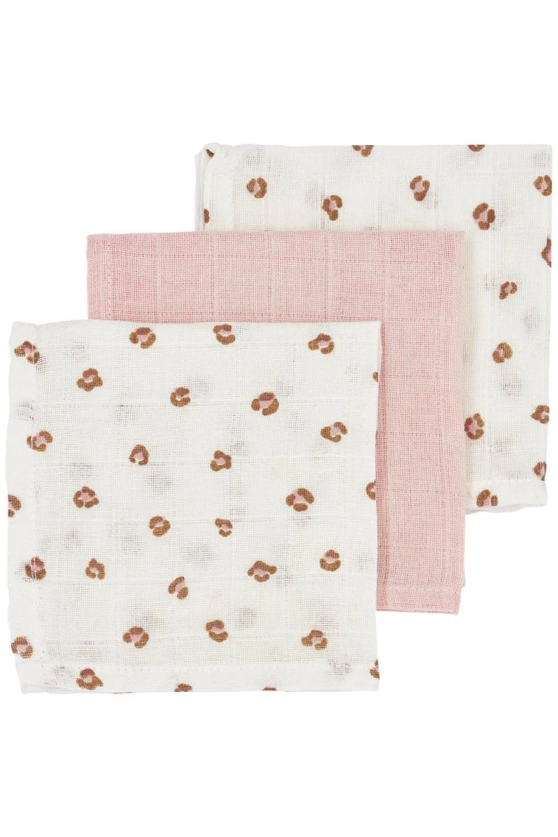 Meyco Mouthwipe 3St Mini Replacement Panther Soft Pink - E-shop mondial – Produits durables, modernes et accessibles partout