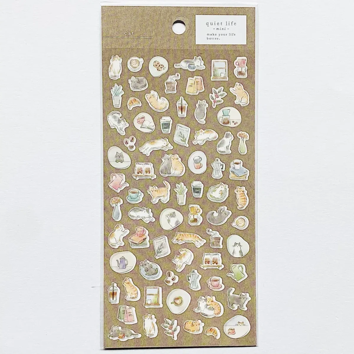 Stickers Quiet Life Cat - Organisation de la maison avec des solutions de rangement 10 trucs pour organiser la maison | RONA