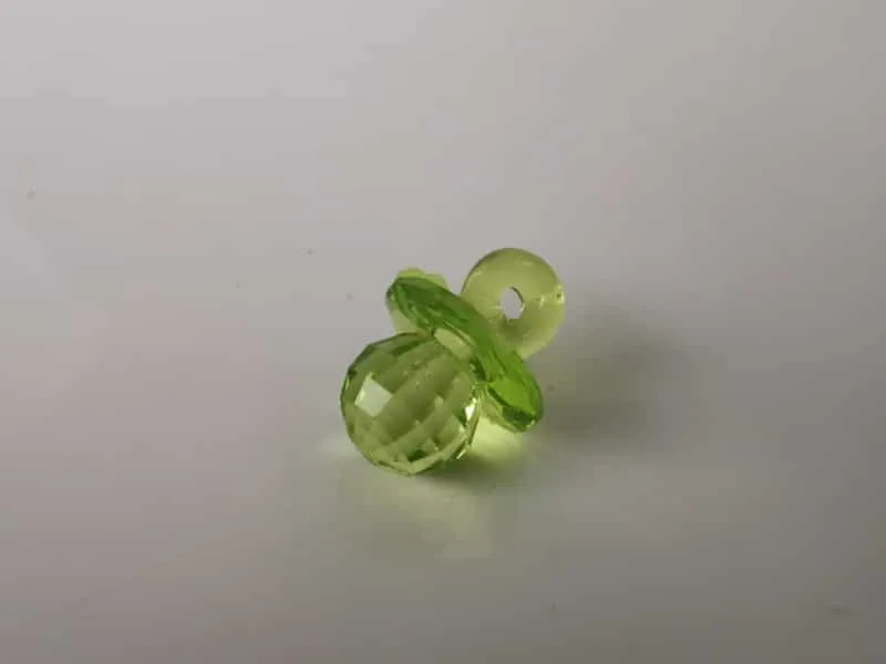 Tétine pendentif en plexi vert – Lot de 10 - ​Boulangerie-Pâtisserie | Pain au Levain & Viennoiseries​ - {'count': 1, 'name': 'épais'}
