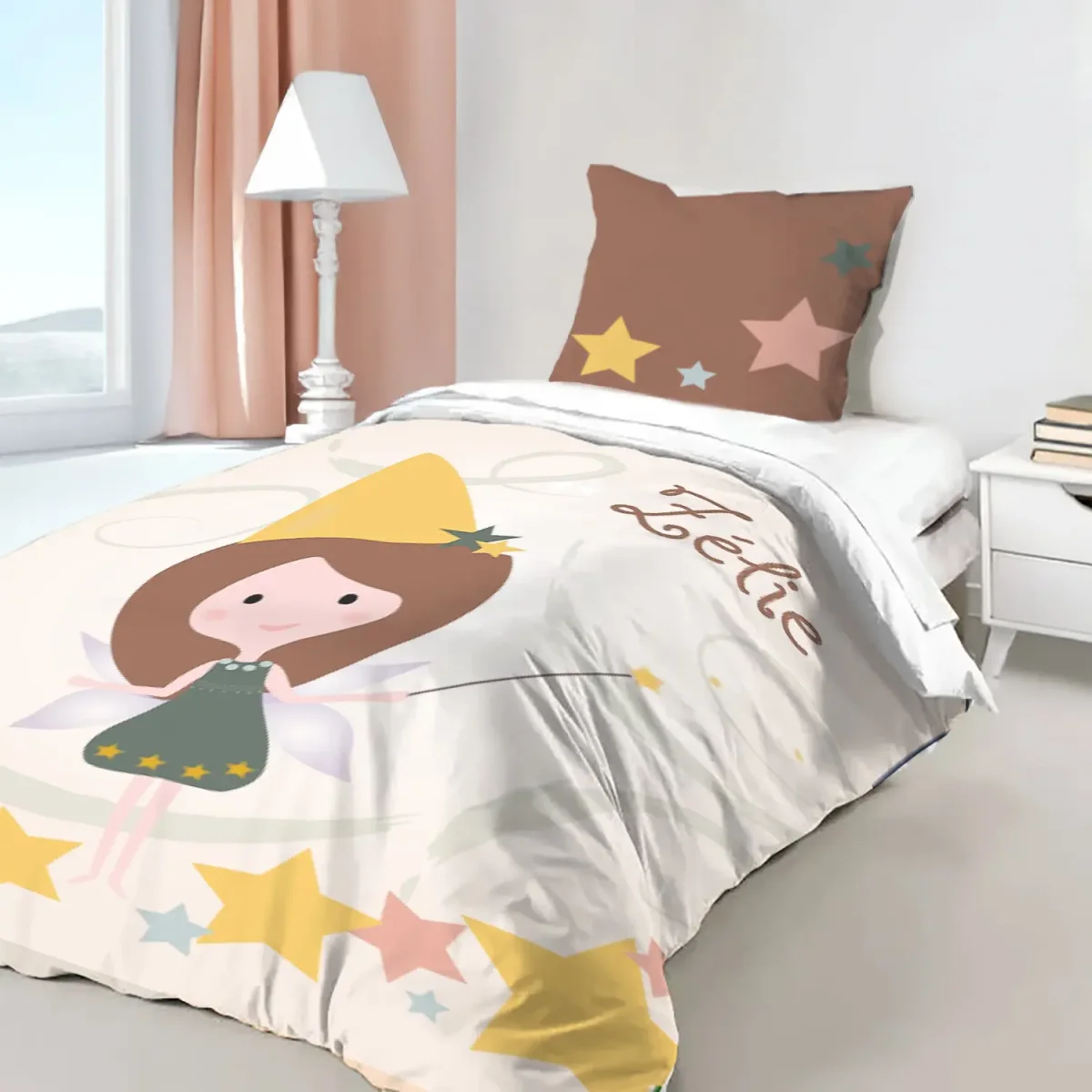 Housse de couette personnalisée de l'univers des fées - Boutique Bébé en Ligne : Soins, Jouets et Articles Maison - {'count': 1, 'name': 'animal'}