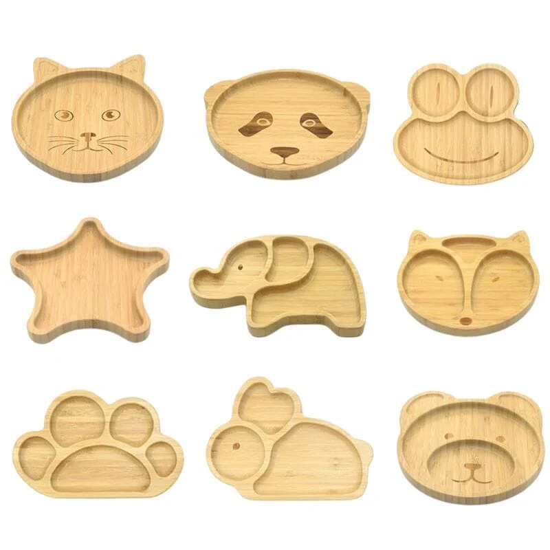 Assiette Bébé en Bois - noire Saldi Straordinari – Offerte Speciali Disponibili Adesso
