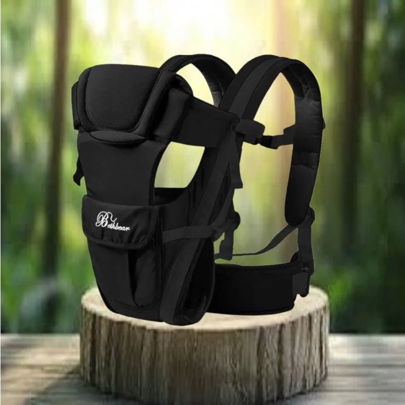 PORTE BÉBÉ PHYSIOLOGIQUE │ ErgoKangoo™ - Noir - Boutique Maman & Bébé – Produits Essentiels au Quotidien Onyx