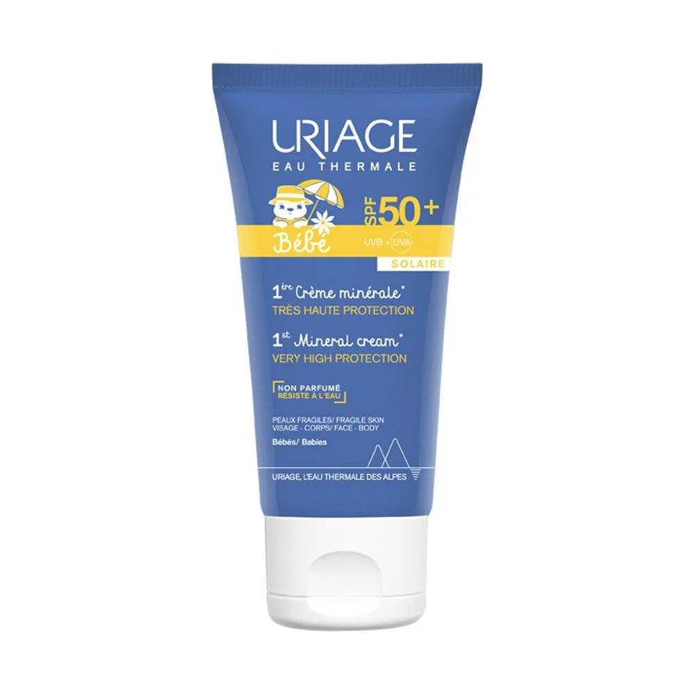 Uriage BÉBÉ 1ère Crème Minérale SPF50+ 50ml - Saldi Straordinari – Offerte Speciali Disponibili Adesso - Crème solaire bébé
