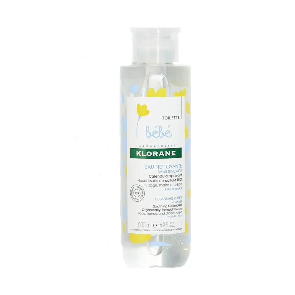 Klorane Bébé EAU Eau Nettoyante Au Calendula 500ml - Saldi Straordinari – Offerte Speciali Disponibili Adesso