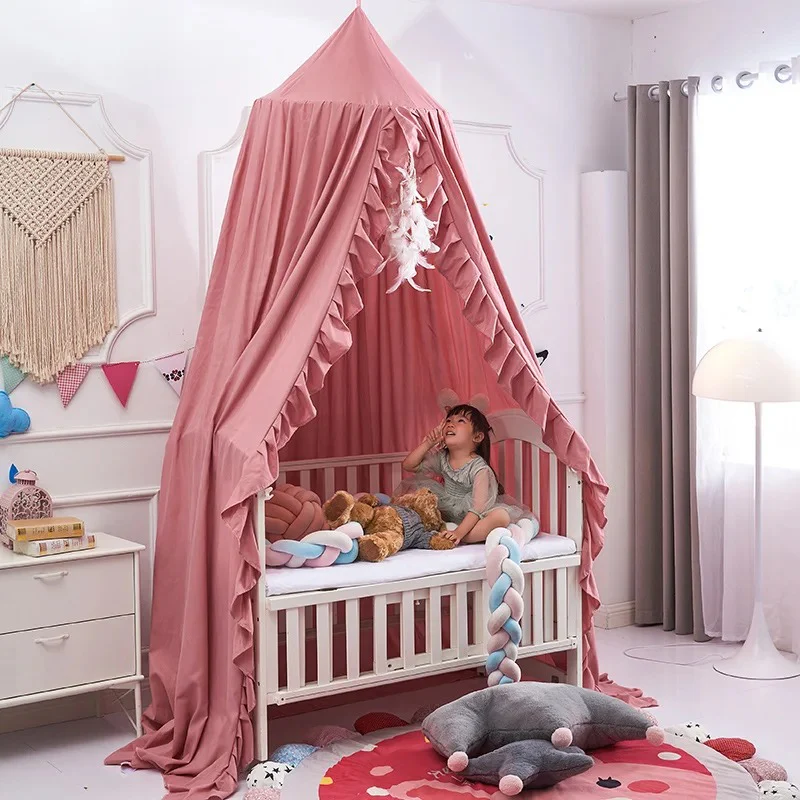Ciel de lit rose-foncé - Boutique Maman & Bébé – Produits Essentiels Pastel au Quotidien