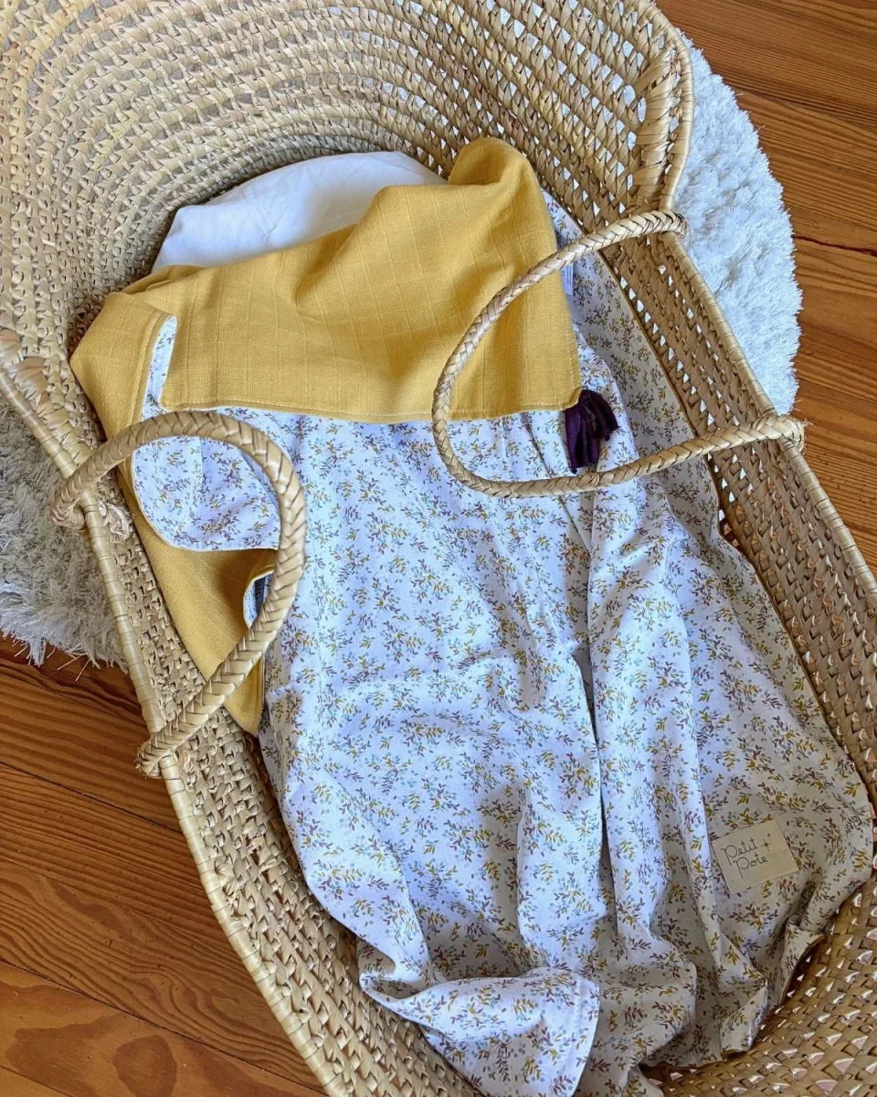 Couverture légère Bohème - Coton bio - Boutique Maman & Bébé – Produits Essentiels au Quotidien grossesse