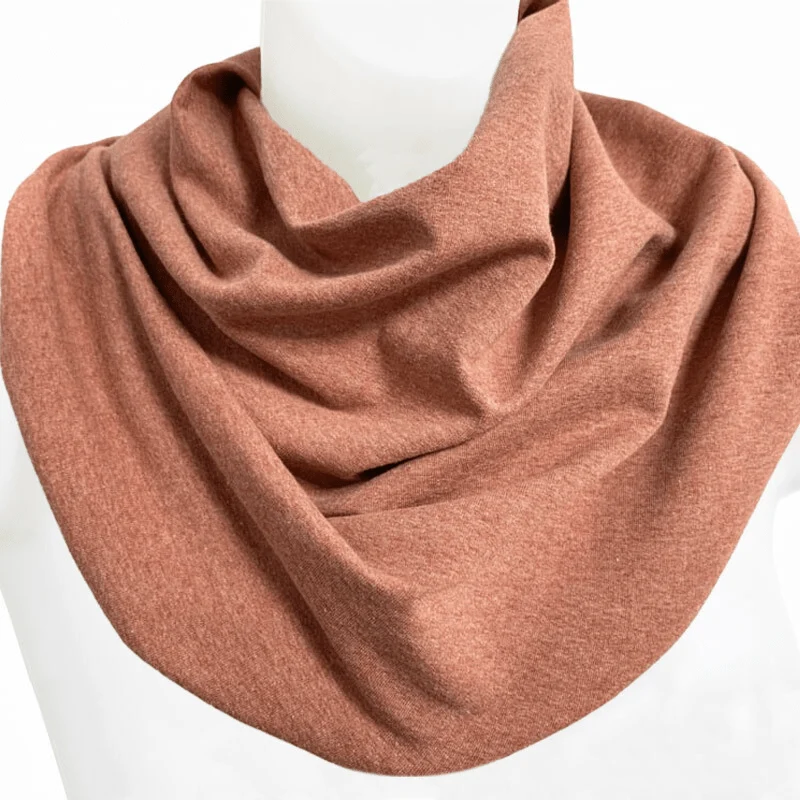 Honni foulard / Bavoir Hijab - Terracotta - Organisation de la maison avec des solutions de rangement