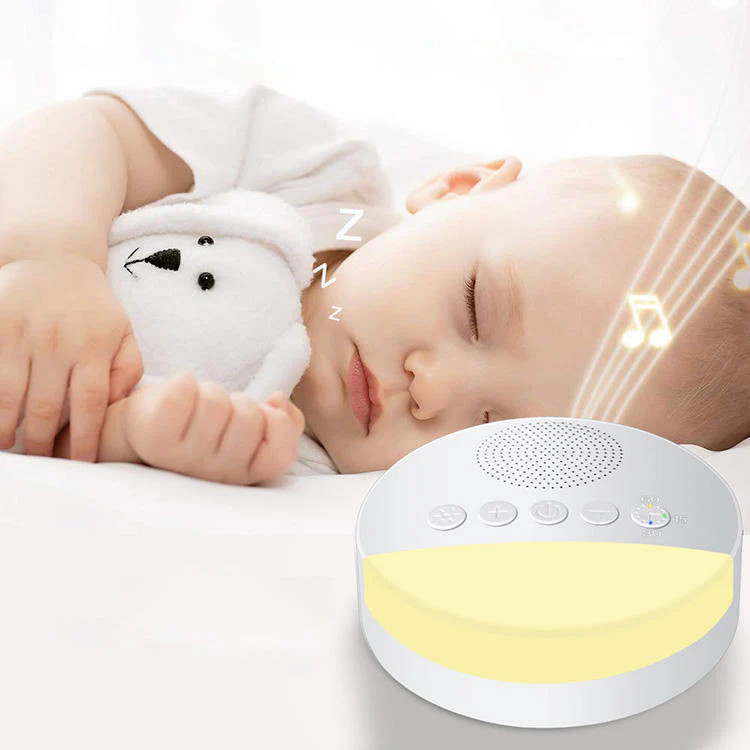 Veilleuse Bruit Blanc Portable | BabySleep - Boutique Maman & Bébé – Produits Essentiels au Quotidien ColourNoise Machine à bruit portable rechargeable pour bébé avec 30 sons  apaisants, volume réglable, veilleuse 4 fonctions de minuterie, compacte  pour ...