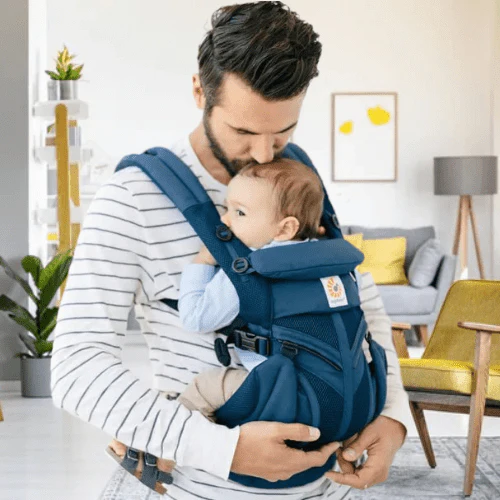 PORTE BEBE | FlexiBaby™ - Bleu - Luxe Boutique Maman & Bébé – Produits Essentiels au Quotidien