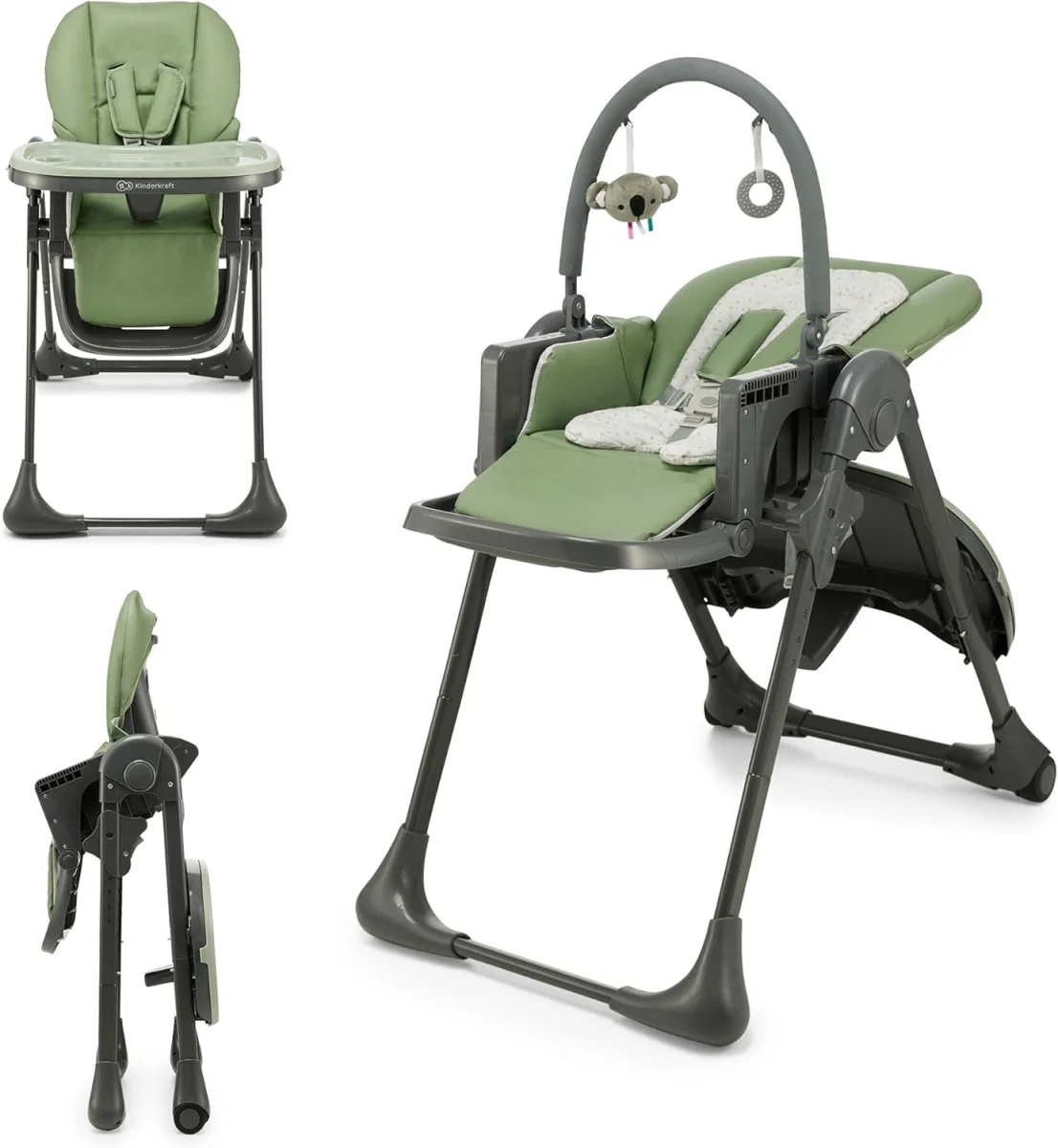 haute Montessori bébé Kinderkraft TUMMIE ergonomique pliable Vins Rouges Harmonieux Occasion
