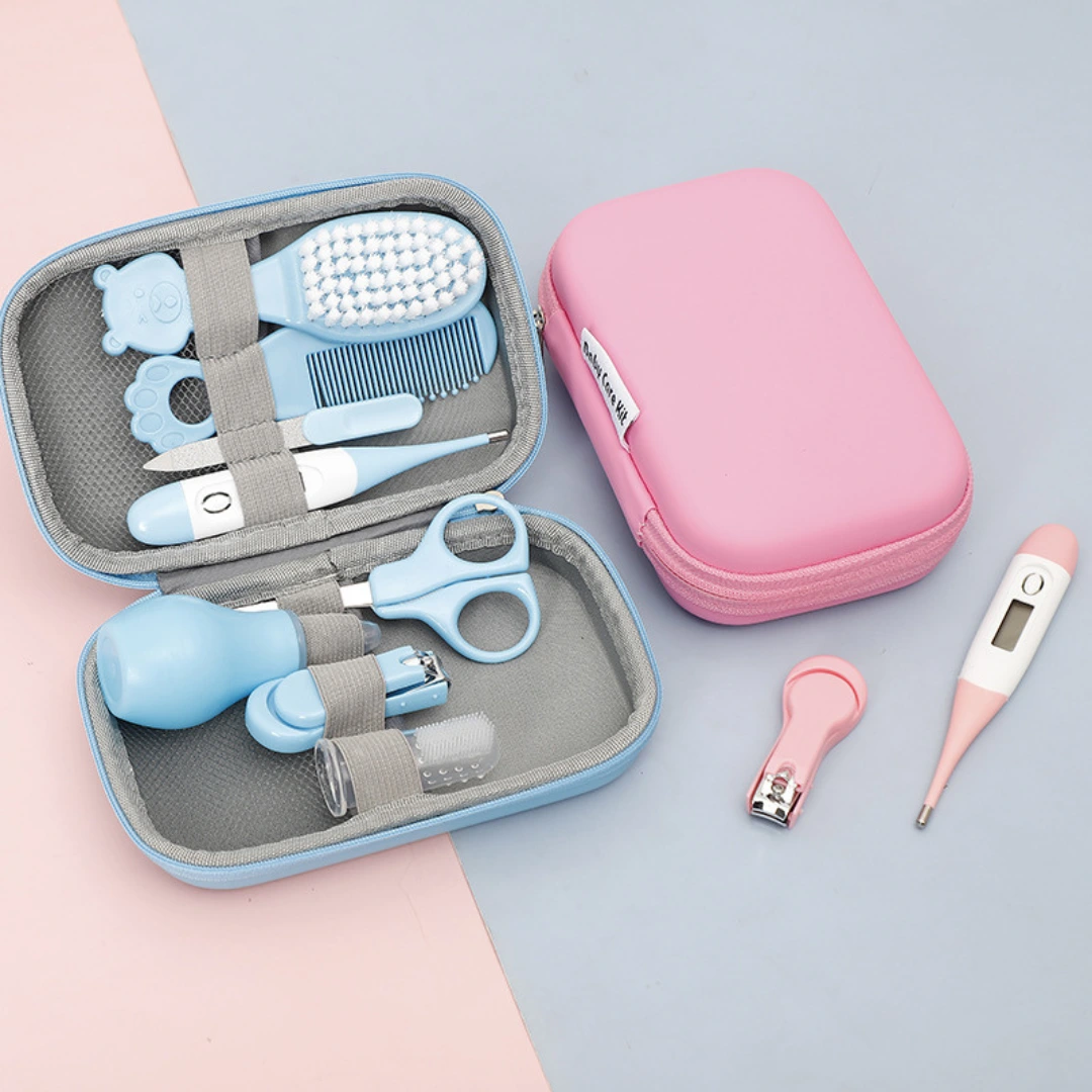 Trousse de soin bébé – Kit complet pour prendre soin de bébé au quotidien – Idéal naissance et voyage - Éclairage de qualité avec frais de port offerts Kit de soins pour bébé - noir, Puériculture